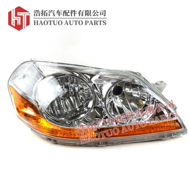 Head light assembly with amber corner